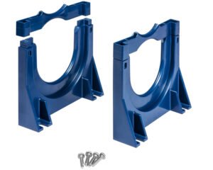 Supports d’installation Gecko 9920-101464 · Lot de 2 pour in.clear & in.therm · Fixation murale ou au sol