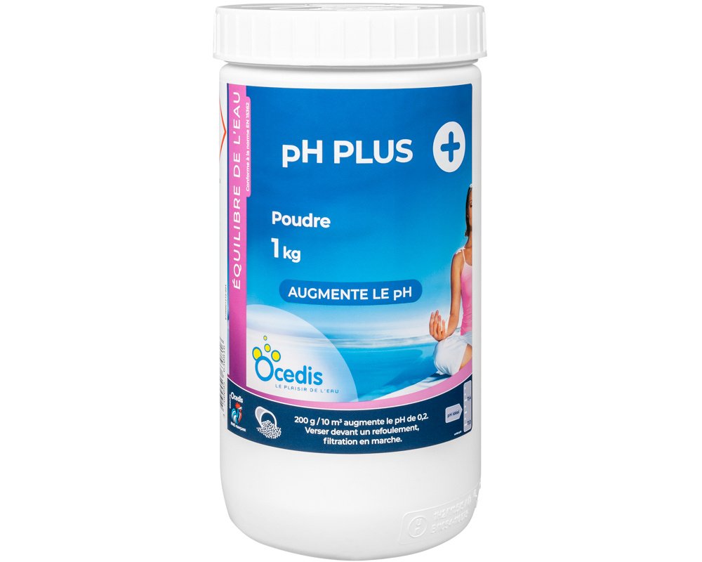 Ocedis pH Plus 1 kg · Correcteur pH poudre rapide pour spa - Modèle 525000010