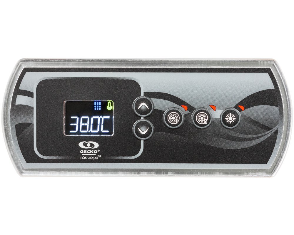 Clavier Gecko in.k336 rétroéclairé · 5 touches LCD · Compatible in.yj-3, in.ye-3, in.yt-7