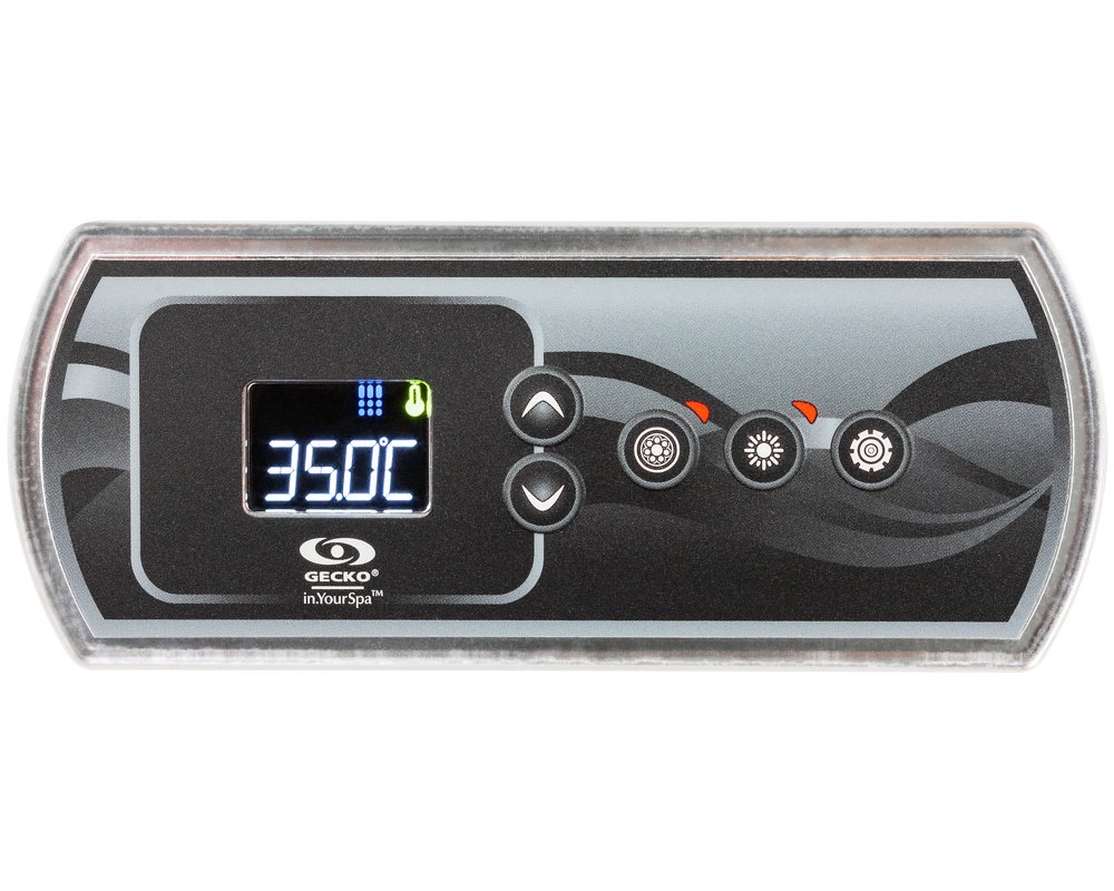 Clavier Gecko in.k336 rétroéclairé · 5 touches LCD · Compatible in.yj-3, in.ye-3, in.yt-7 – Image 2