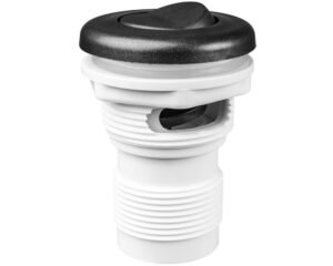 Vanne d'air Waterway Toggle 650-1019 · Bouton poussoir marche/arrêt · Raccord 1"