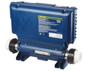 Système de contrôle Gecko in.yt-8 · Réchauffeur intégré 3 kW · 8 relais · Compatible pompes à chaleur