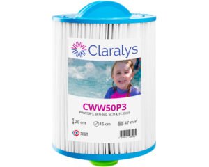 Filtre de spa Claralys CWW50P3 · Cartouche haute performance 50 pi²