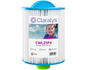 Filtre spa Claralys CWL25P4 · 25 ft² · Filetage MPT 1,5''