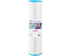 Filtre spa Claralys CRB75 · Remplacement compatible PRB75 · Ø127 x 511 mm