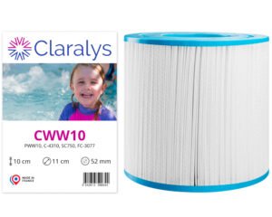 Filtre Claralys CWW10 · Ø 108 mm · Compatible PWW10 & Skimmer Waterway