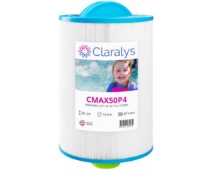 Filtre spa Claralys CMAX50P4 · Filetage MPT · Ø146 mm x 203 mm