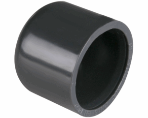 Capuchon femelle Certikin GP100PC 1" PVC gris · Ø33 mm
