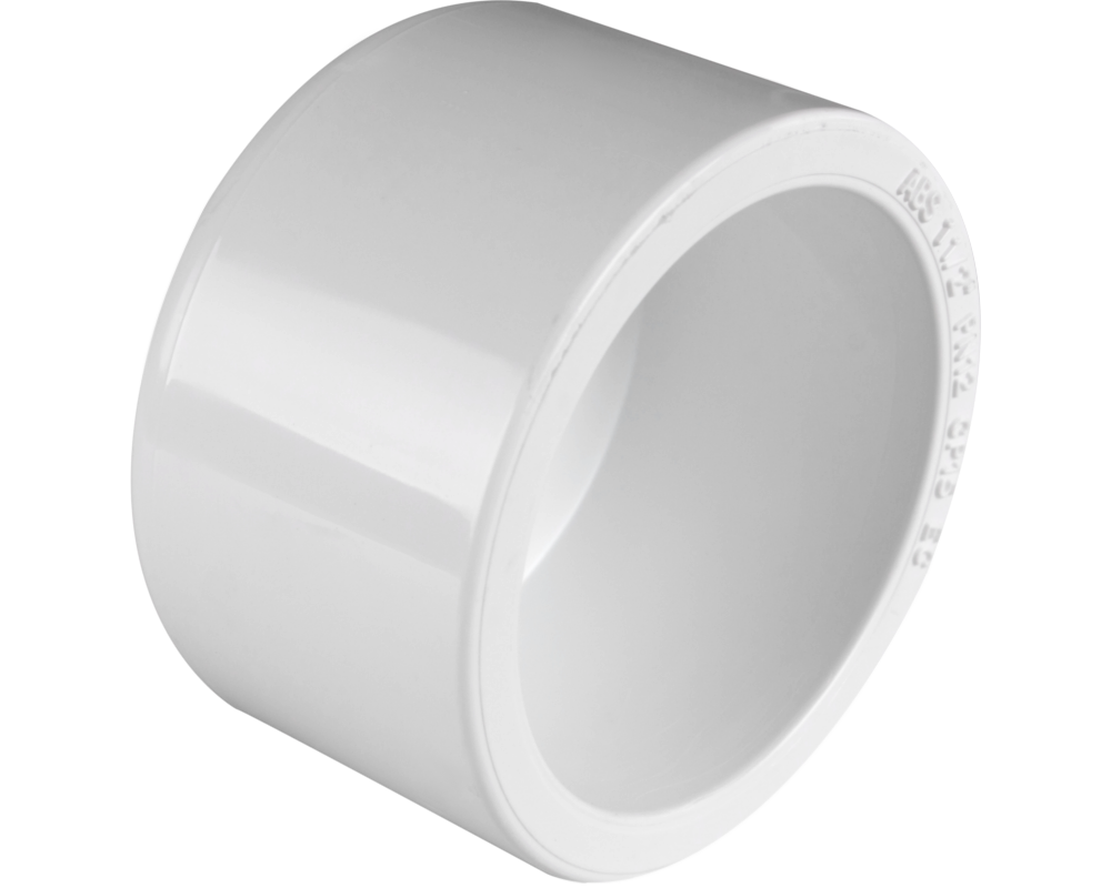 Capuchon femelle 1,5" ABS Blanc · Modèle CP15EC