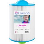 Filtre spa Claralys CPG50P4 · Filetage MPT 1,5" · Ø152 mm × 203 mm