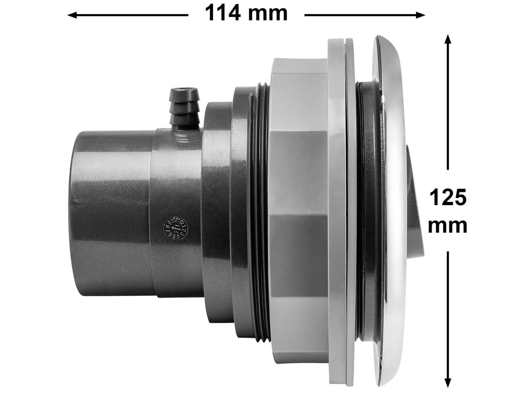 Buse de massage CMP Multi-Port Power Jet Inox · Ø125 mm · Fonction nage à contre-courant – Image 2