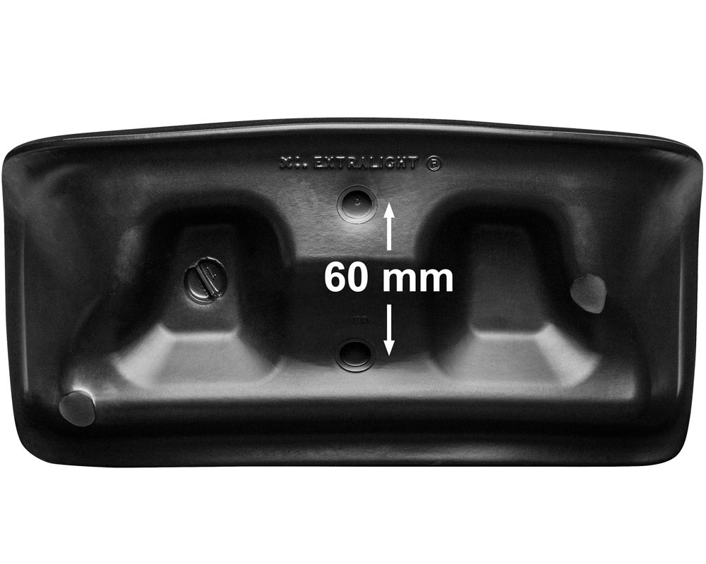 Repose-tête droit noir Aquavia Spa RPOR0031 · 275 mm · Fixation par encoches – Image 2