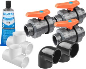 Kit Bypass 1,5" pour pompe à chaleur · PVC haute performance · Compatible Balboa & Gecko
