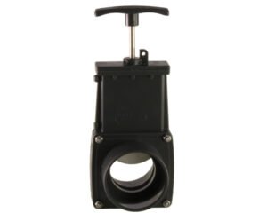Vanne guillotine Sorodist 680063 · Ø63 mm femelle à coller · PVC-U renforcé