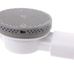 Bonde de fond Waterway Lo-Pro 640-4400 · Vidange gravitaire · Gris · Ø90 mm