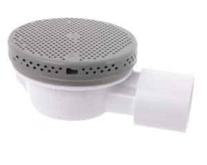 Bonde de fond Waterway Lo-Pro 640-4400 · Vidange gravitaire · Gris · Ø90 mm