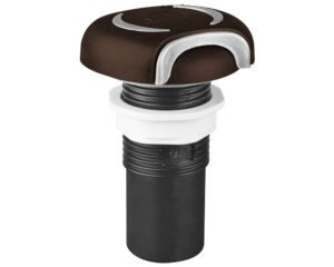 Vanne d'air Waterway Eclipse chocolat · Ø41 mm · 116 mm de long