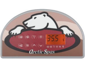 Clavier Gecko TSC-14 · 8 touches · Pour systèmes MSPA-MP Arctic Spas (1999–2008)