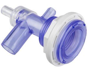 Douille transparente 2" Rising Dragon pour buses Wellis · Effet Venturi et LED intégrée
