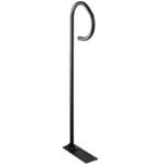 Rampe de sécurité spa RAMPU · Aluminium orientable sur socle stabilisé