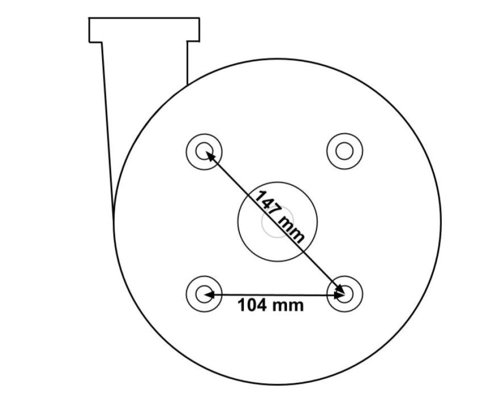 Corps de pompe Waterway Executive 56-Frame 2 HP · Compatible moteurs mono et bi-vitesse – Image 3
