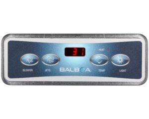 Clavier de commande Balboa VL403 · 4 touches · Compatible GS100/GS500Z/GS501Z/GS511Z