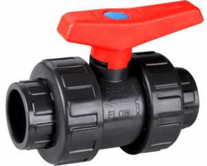 Vanne quart de tour démontable Certikin GP150BV · 1,5" F/F · PVC haute résistance