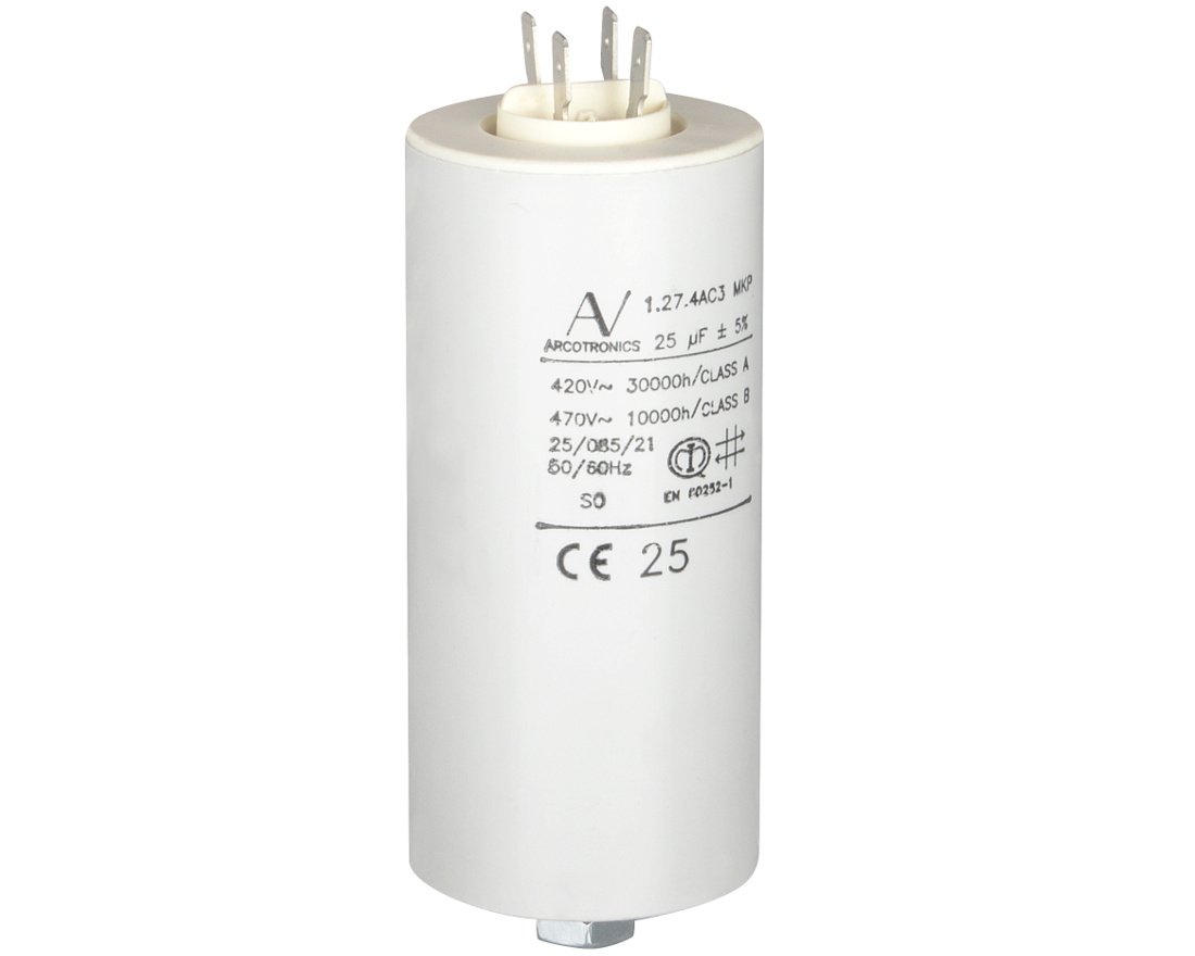 Condensateur à cosses ITT HydroAir 25 µF · Compatible pompe Magnaflow 440