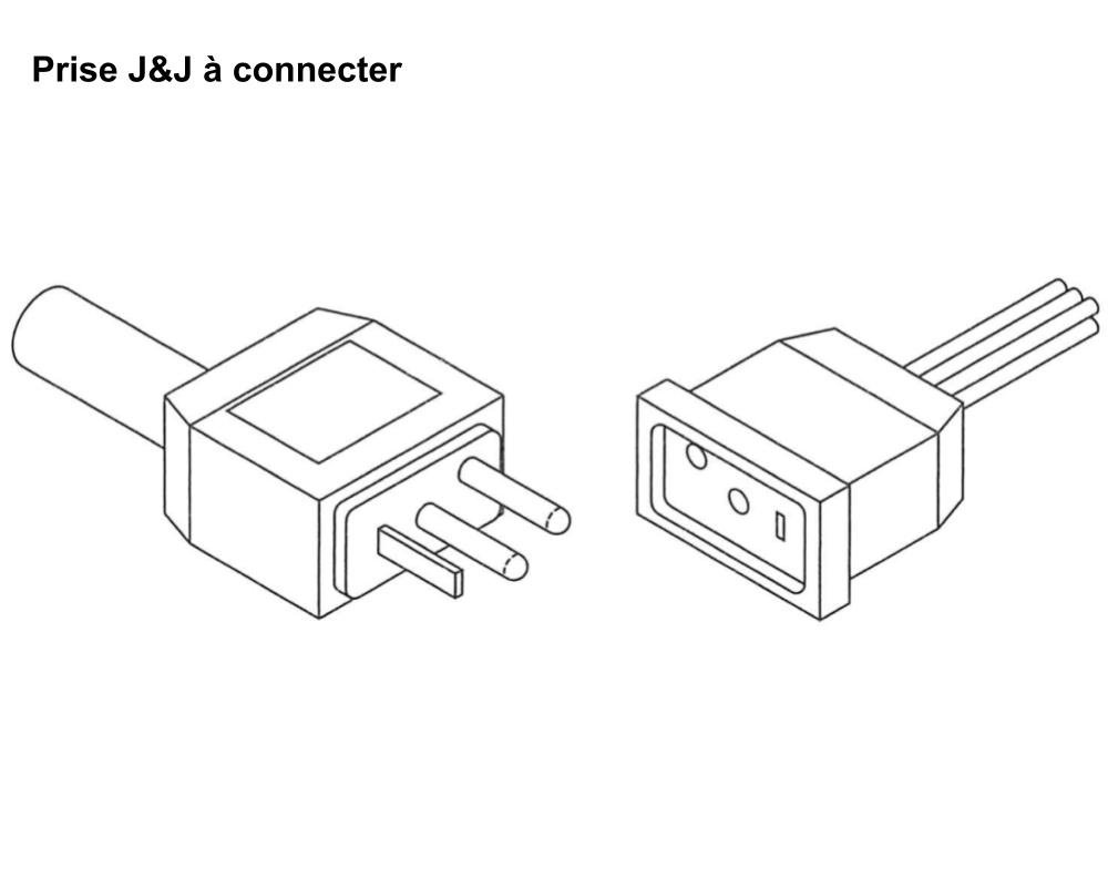 Adaptateur HydroQuip 30-1210-L6 · Conversion AMP vers mini-J&J pour pompe de circulation – Image 2