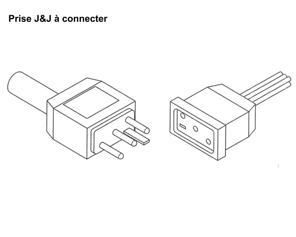 Adaptateur HydroQuip 30-1220-L6 · Conversion AMP vers mini J&J type 1 · Pompe bi-vitesse – Image 2