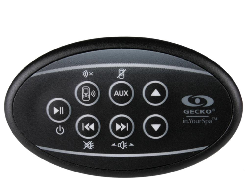 Clavier auxiliaire Gecko in.k175 · 7 touches multimédia pour in.stream 2 · Étanche IPX