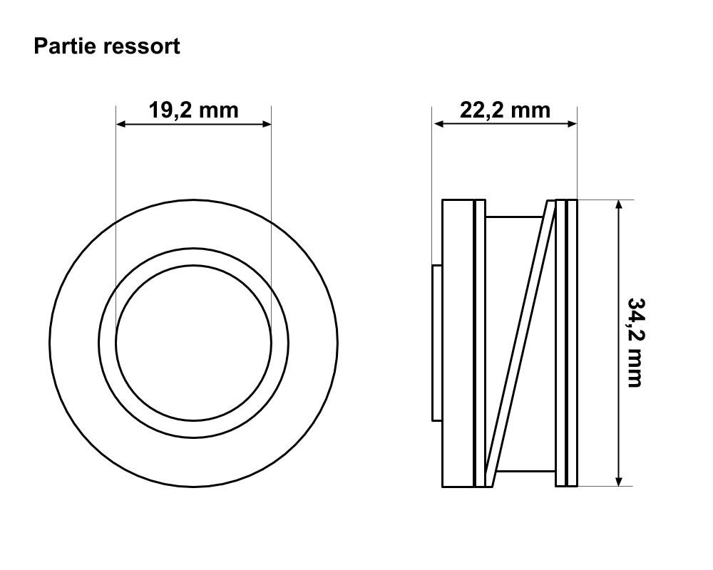 Garniture mécanique Balboa PS-2136 · Ø 43 mm · Double joint céramique et graphite – Image 3