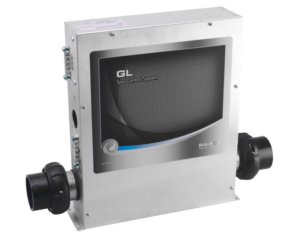Système de contrôle Balboa GL8000M3 · Réchauffeur intégré 3 kW · Jusqu'à 3 pompes et accessoires