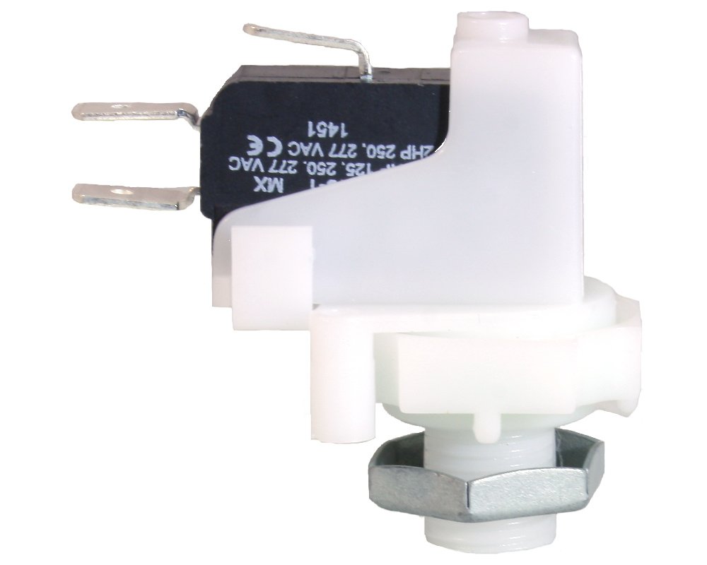 Interrupteur pneumatique Presair TVA111A SPDT bistable · Entrée centrale
