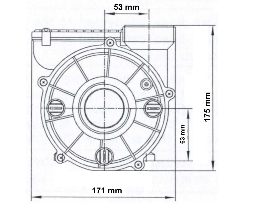 Pompe de circulation LX Whirlpool WTS50M · 220 W · 260 L/min – Image 3