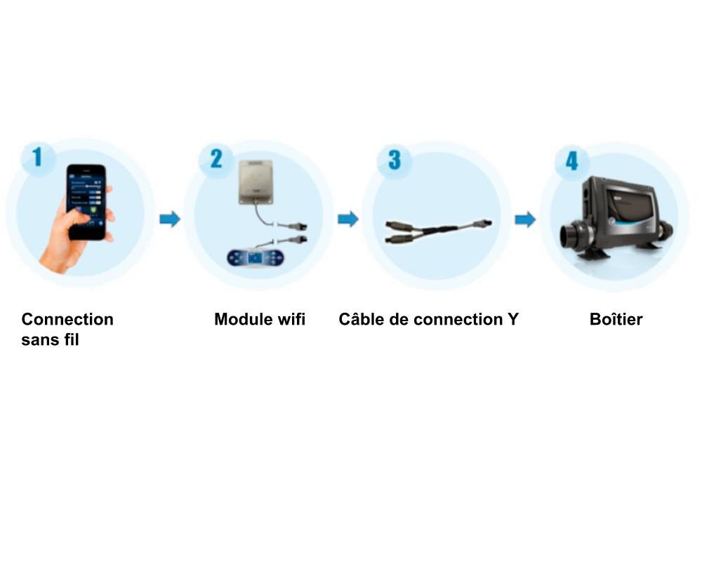 Câble en Y Balboa 25657 · Connecteur double pour systèmes BP & claviers TP – Image 2