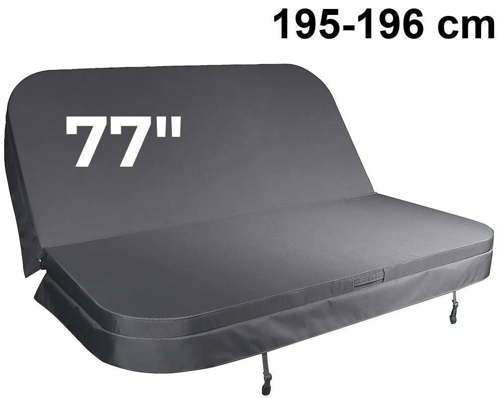 Couverture SpaTherm CC77-737 77" · Carrée · Courbe Serrée · Gris