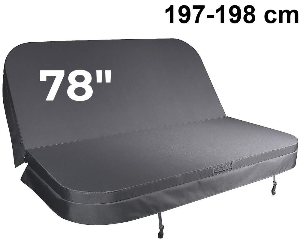 Couverture isolante SpaCover CC78-737 Courbe serrée 198 cm · Gris · UV & thermique