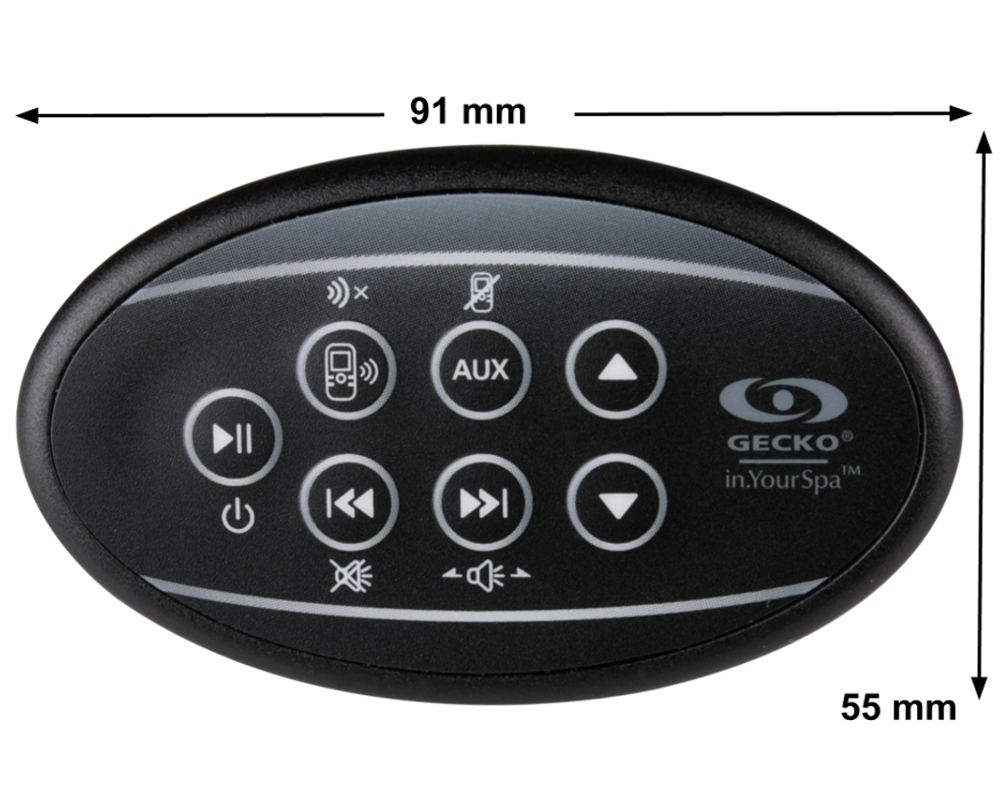 Clavier auxiliaire Gecko in.k175 pour in.stream · 7 touches waterproof · Remplacement in.k155 – Image 2