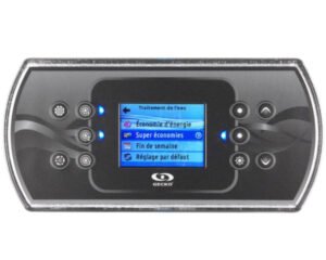 Clavier couleur Gecko in.k800 · 10 touches · Contrôle complet du spa