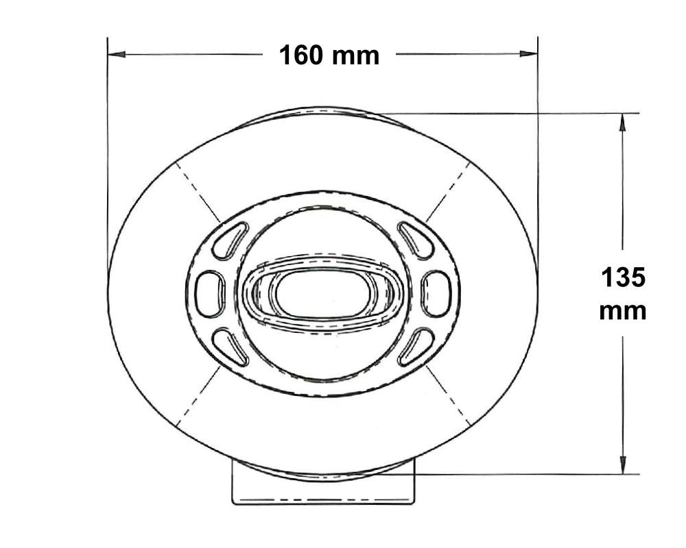 Buse de nage à contre-courant Waterway Ovo Inox · Raccord 2" et LEDs intégrables – Image 2