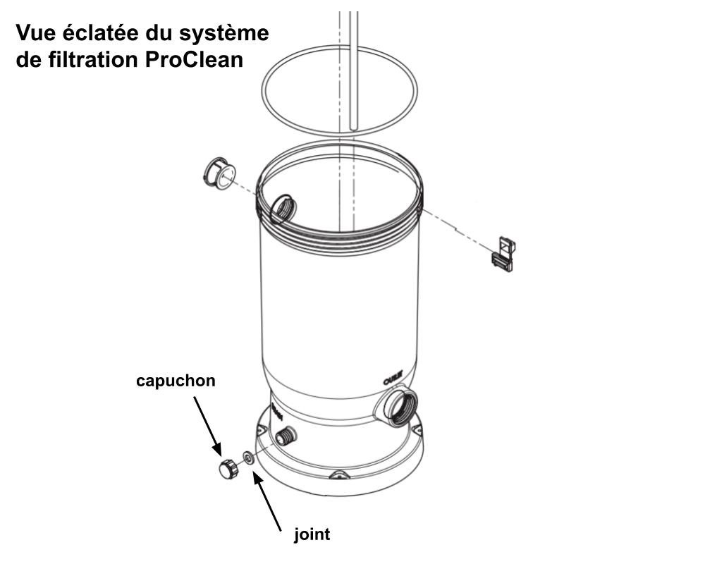 Joint Waterway 806-0100 · Pour vanne de vidange et système ProClean – Image 2