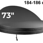 Couverture ronde Weather Shield CR73-131 · Ø 184–186 cm · Isolation renforcée · Gris