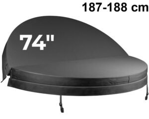 Couverture thermique Weather Shield CR74-131 · Ø 187-188 cm · Gris · Isolation renforcée