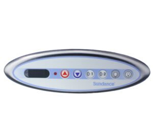 Clavier de commande Sundance Spas 6600-880 · 6 touches + écran LCD · Série 780 (2007–2013)