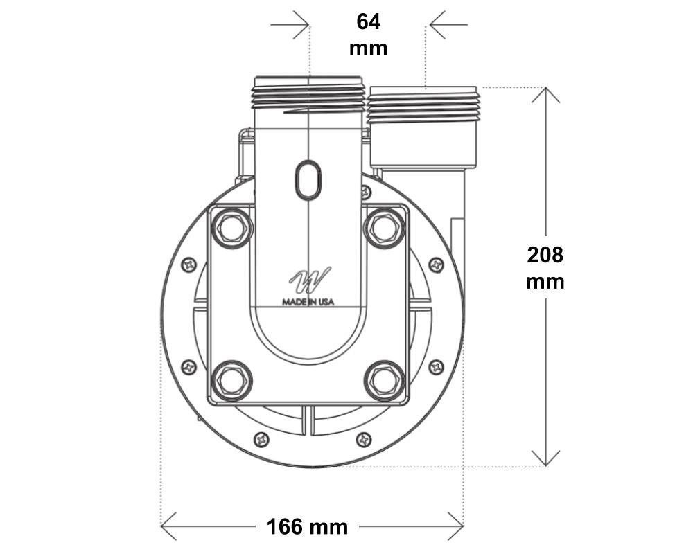 Pompe de circulation Waterway Uni-Might 0,16 HP · 190 L/min · Corps orientable – Image 4