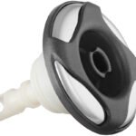 Buse Waterway Mini Storm Directional Swirl · Inox & Plastique Noir · À visser