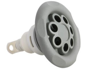 Buse Waterway Power Storm à visser Pulse · Jet massant ciblé · Face gris texturé