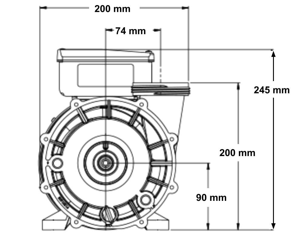 Pompe Aqua-Flo Flo-Master XP2e 1,5 HP bi-vitesse · Débit haute performance – Image 3